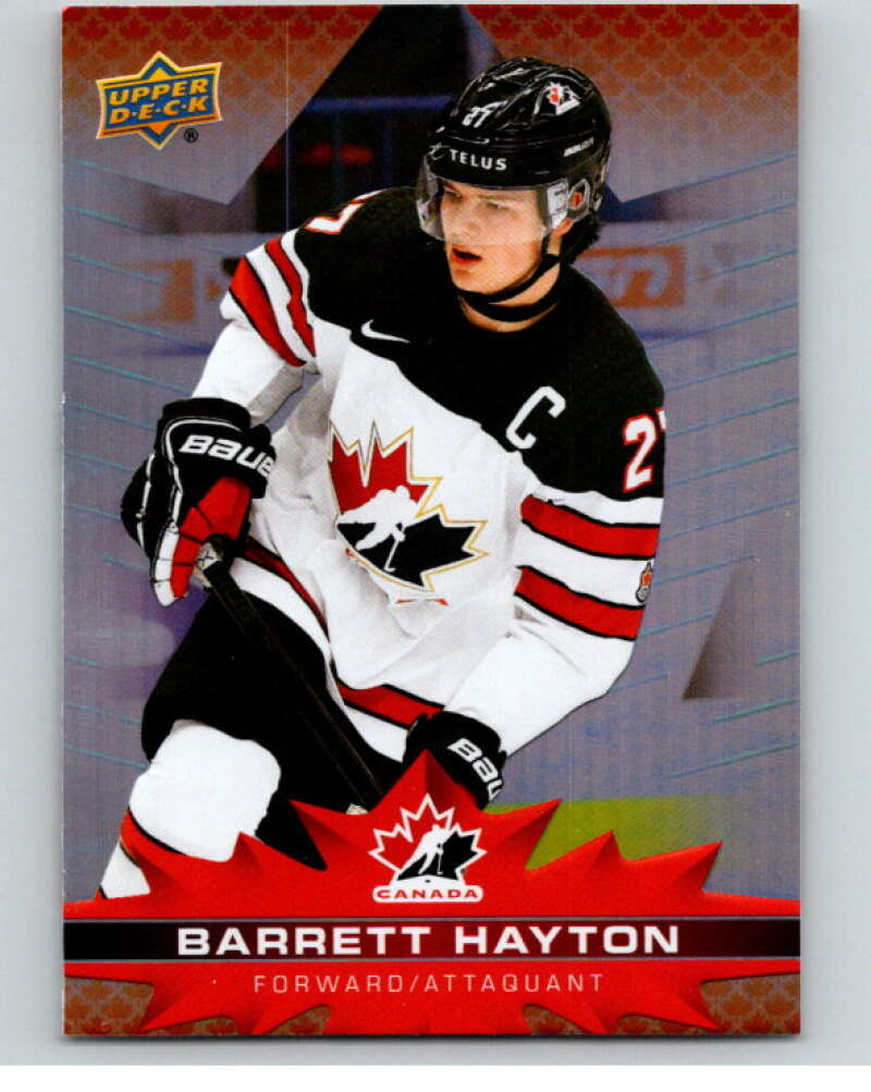 2021-22 Upper Deck Tim Hortons Team Canada #61 Barrett Hayton V52644 Image 1