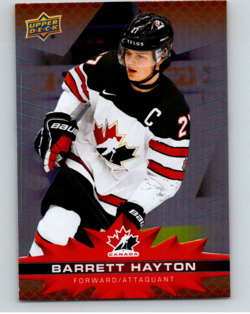 2021-22 Upper Deck Tim Hortons Team Canada #61 Barrett Hayton V52646 Image 1