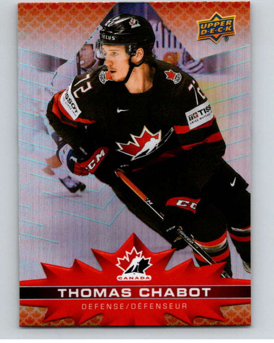 2021-22 Upper Deck Tim Hortons Team Canada  #68 Thomas Chabot    V52661 Image 1
