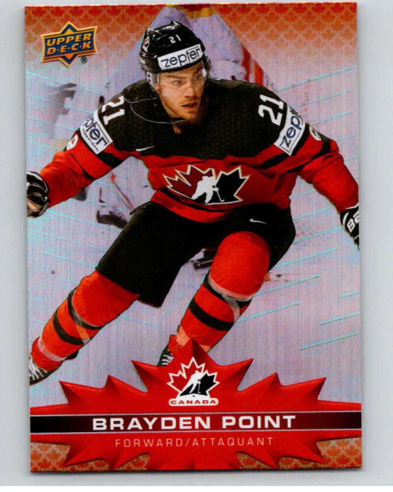 2021-22 Upper Deck Tim Hortons Team Canada #69 Brayden Point V52662 Image 1