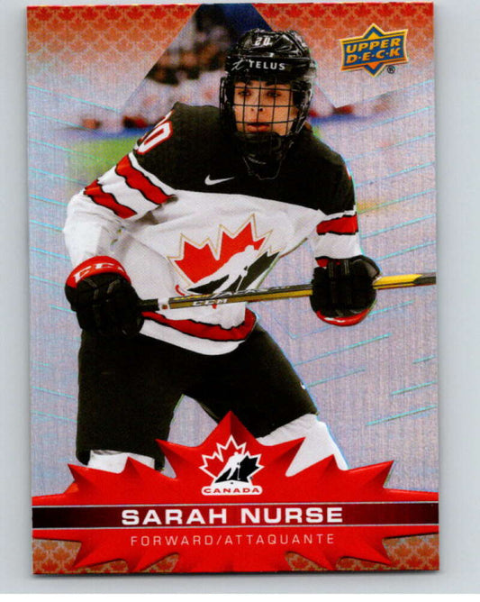 2021-22 Upper Deck Tim Hortons Team Canada  #71 Sarah Nurse    V52666 Image 1