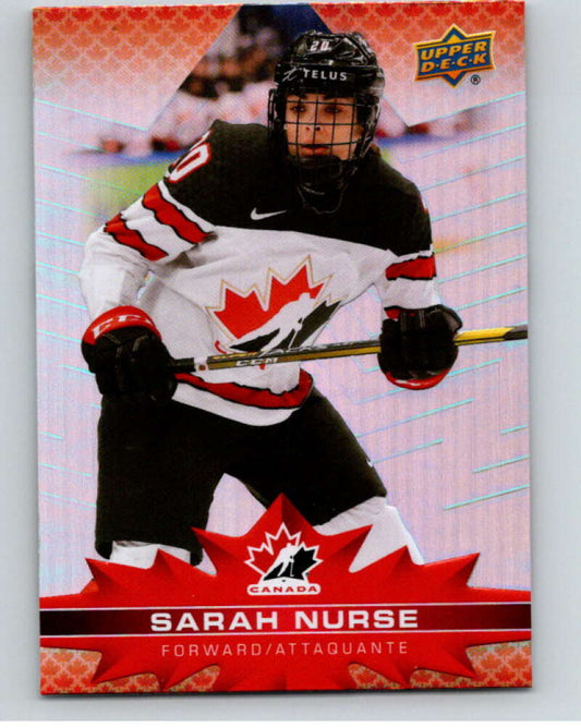 2021-22 Upper Deck Tim Hortons Team Canada  #71 Sarah Nurse    V52667 Image 1