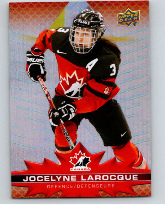 2021-22 Upper Deck Tim Hortons Team Canada  #74 Jocelyne Larocque    V52672 Image 1