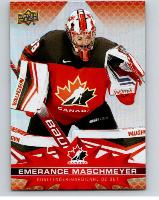 2021-22 Upper Deck Tim Hortons Team Canada  #76 Emerance Maschmeyer    V52676 Image 1