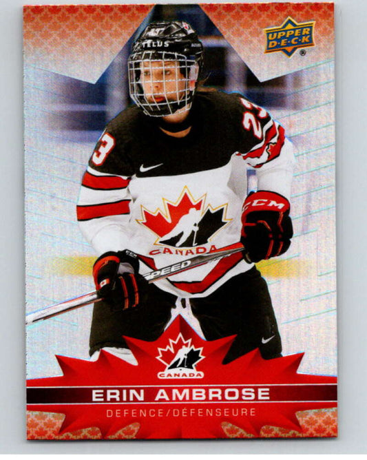 2021-22 Upper Deck Tim Hortons Team Canada  #78 Erin Ambrose    V52680 Image 1