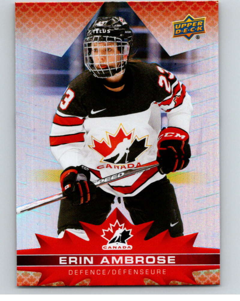 2021-22 Upper Deck Tim Hortons Team Canada #78 Erin Ambrose V52681 Image 1