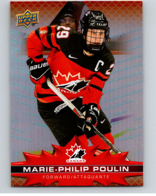 2021-22 Upper Deck Tim Hortons Team Canada  #81 Marie-Philip Poulin    V52687 Image 1
