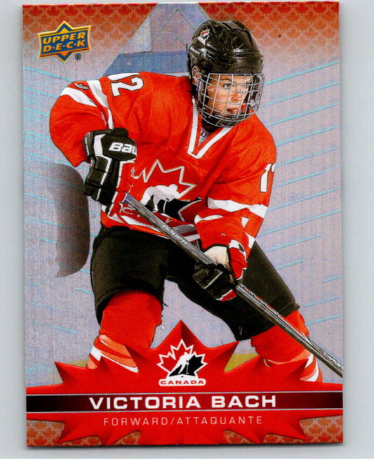 2021-22 Upper Deck Tim Hortons Team Canada  #82 Victoria Bach    V52688 Image 1