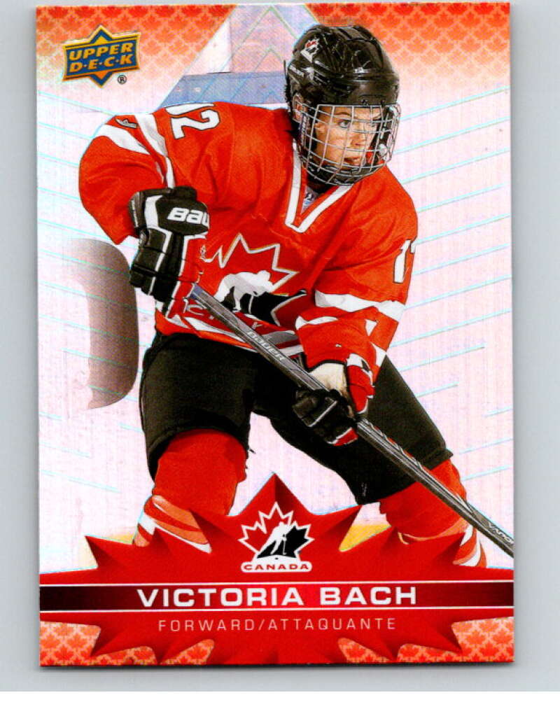 2021-22 Upper Deck Tim Hortons Team Canada #82 Victoria Bach V52689 Image 1