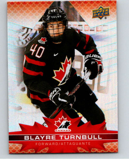 2021-22 Upper Deck Tim Hortons Team Canada  #83 Blayre Turnbull    V52691 Image 1