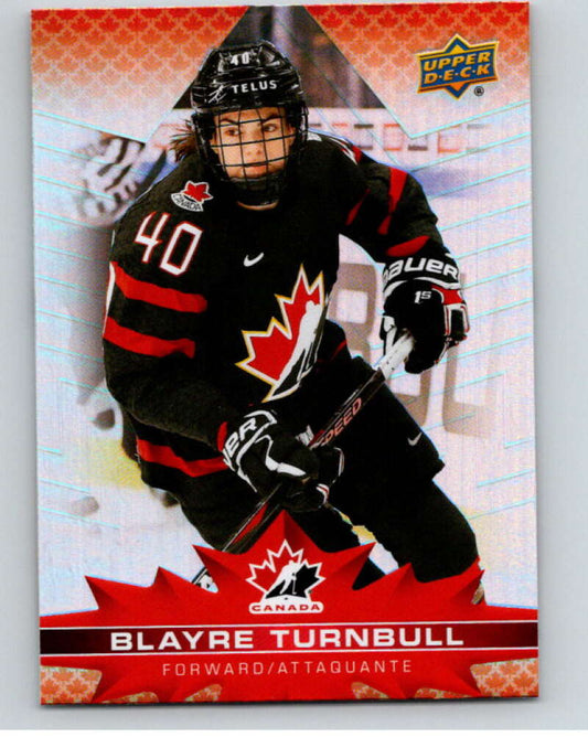 2021-22 Upper Deck Tim Hortons Team Canada  #83 Blayre Turnbull    V52692 Image 1