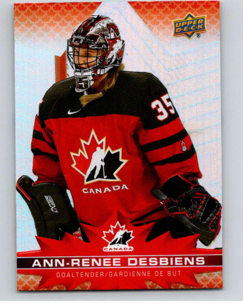 2021-22 Upper Deck Tim Hortons Team Canada #85 Ann-Renee Desbiens V52695 Image 1