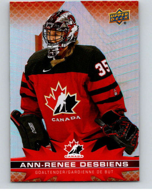2021-22 Upper Deck Tim Hortons Team Canada  #85 Ann-Renee Desbiens    V52696 Image 1