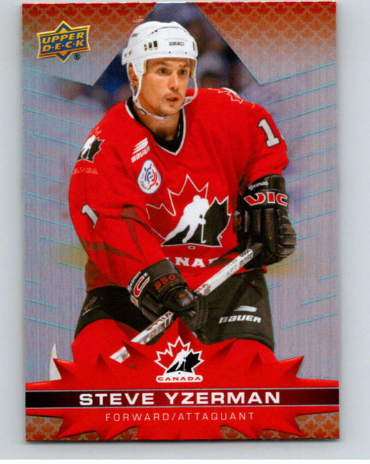 2021-22 Upper Deck Tim Hortons Team Canada  #86 Steve Yzerman    V52697 Image 1