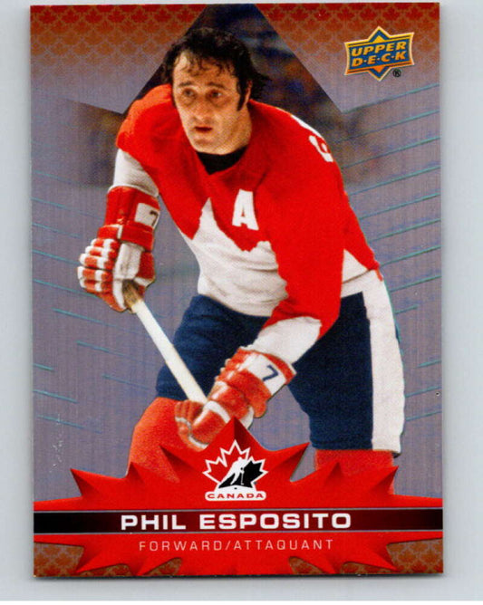 2021-22 Upper Deck Tim Hortons Team Canada  #89 Phil Esposito    V52704 Image 1