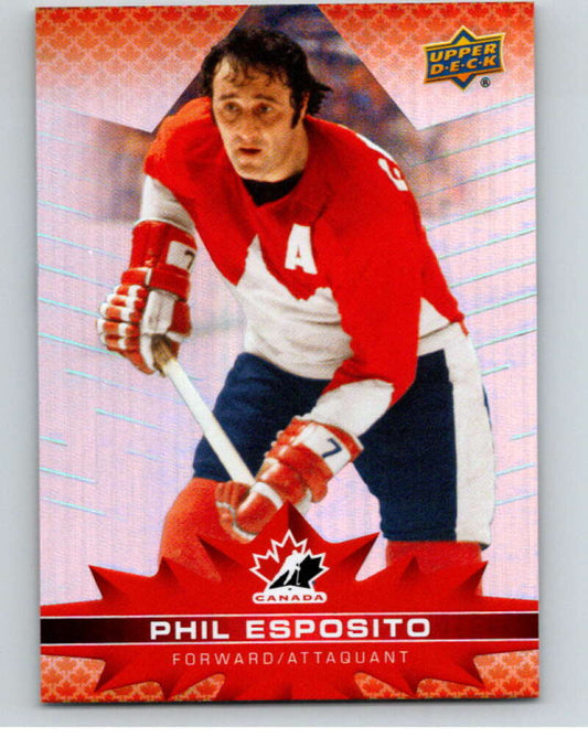 2021-22 Upper Deck Tim Hortons Team Canada  #89 Phil Esposito    V52705 Image 1