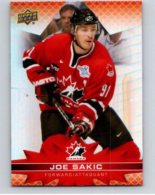 2021-22 Upper Deck Tim Hortons Team Canada  #92 Joe Sakic    V52710 Image 1