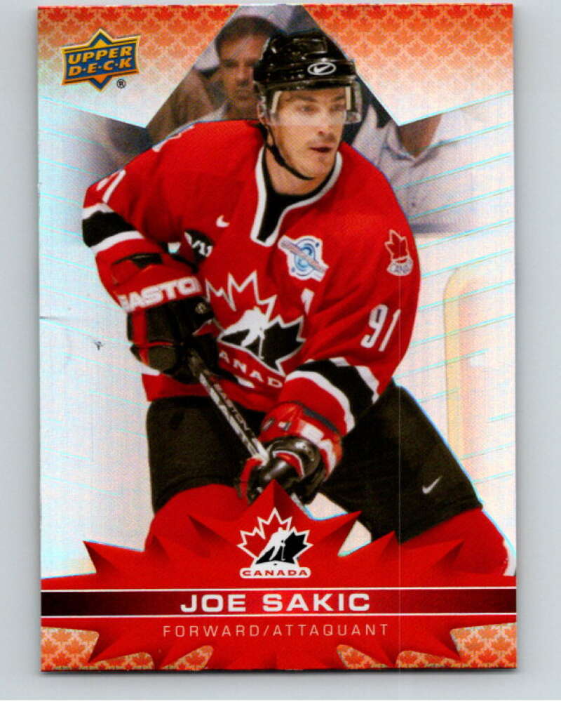 2021-22 Upper Deck Tim Hortons Team Canada #92 Joe Sakic V52710 Image 1