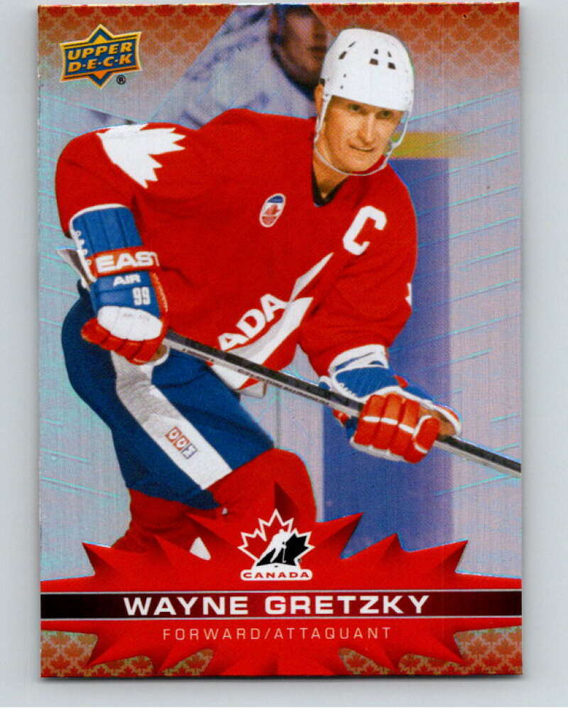 2021-22 Upper Deck Tim Hortons Team Canada #100 Wayne Gretzky V52728 Image 1