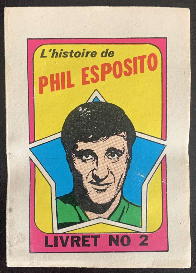 1971-72 O-Pee-Chee Booklets French #2 Phil Esposito V54300 Image 1