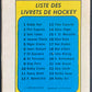 1971-72 O-Pee-Chee Booklets French #5 Roger Crozier    V54305 Image 2