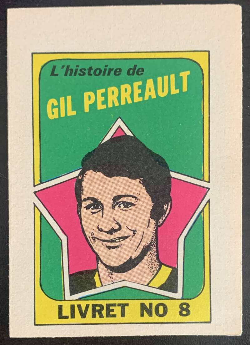 1971-72 O-Pee-Chee Booklets French #8 Gilbert Perreault V54314 Image 1