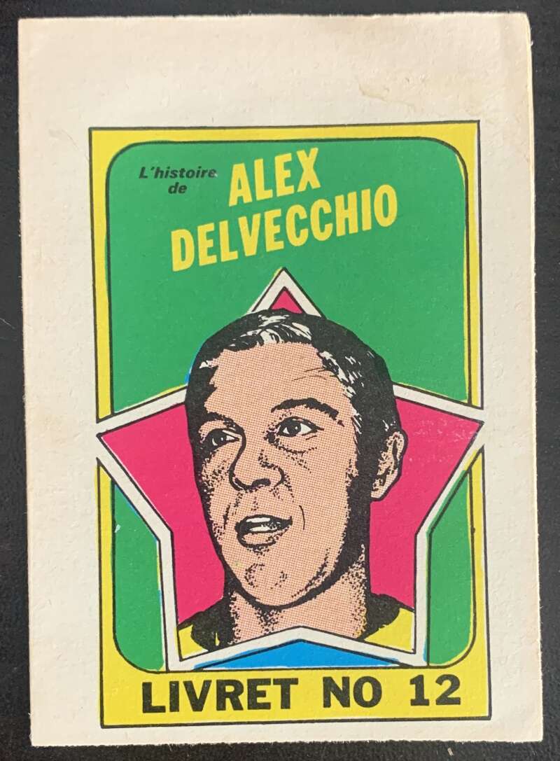 1971-72 O-Pee-Chee Booklets French #12 Alex Delvecchio V54320 Image 1