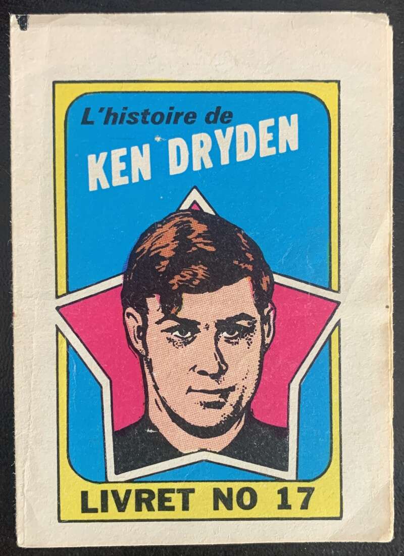 1971-72 O-Pee-Chee Booklets French #17 Ken Dryden V54331 Image 1