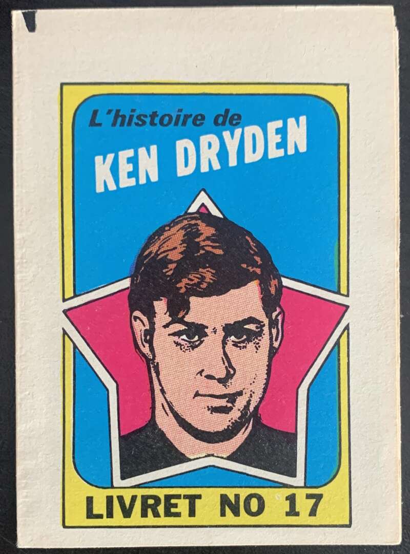 1971-72 O-Pee-Chee Booklets French #17 Ken Dryden V54332 Image 1