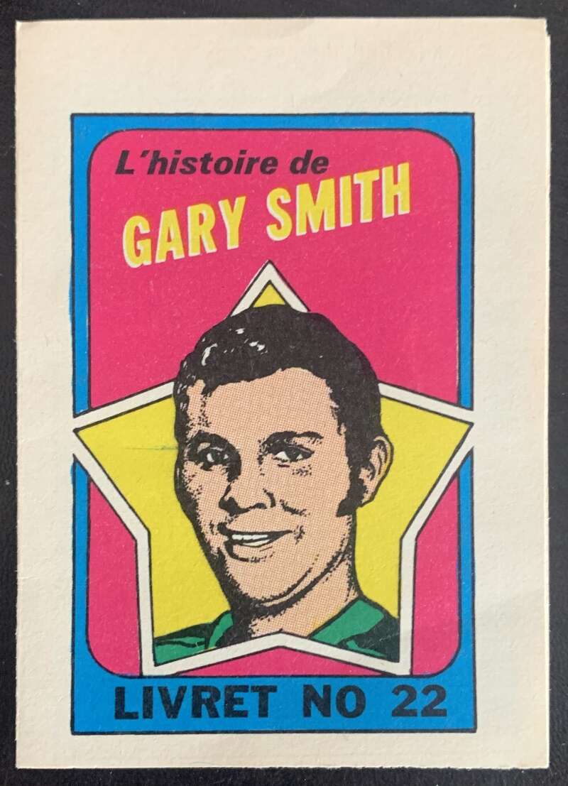 1971-72 O-Pee-Chee Booklets French #22 Gary Smith V54343 Image 1