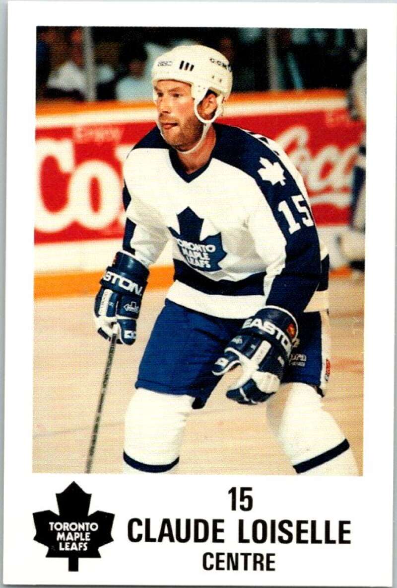 1990 Toronto Maple Leafs York Police Promo #15 Claude Loiselle V54355 Image 1