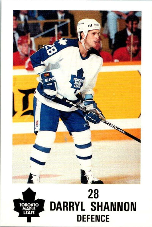 1990 Toronto Maple Leafs York Police Promo #28 Darryl Shannon  V54373 Image 1