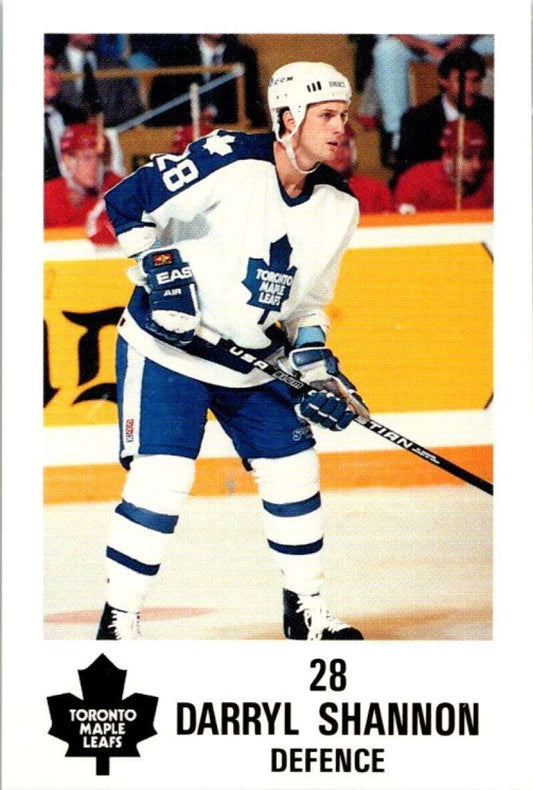 1990 Toronto Maple Leafs York Police Promo #28 Darryl Shannon  V54374 Image 1