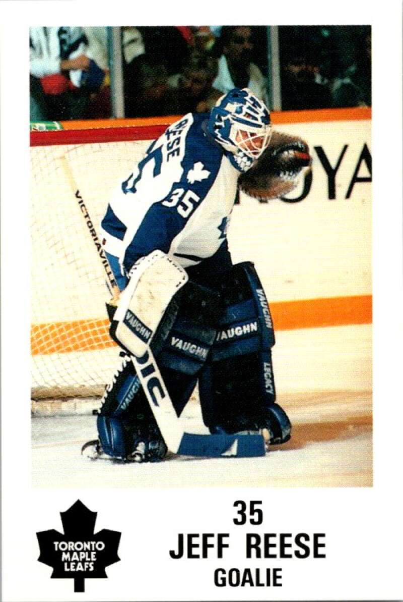 1990 Toronto Maple Leafs York Police Promo #35 Jeff Reese V54382 Image 1
