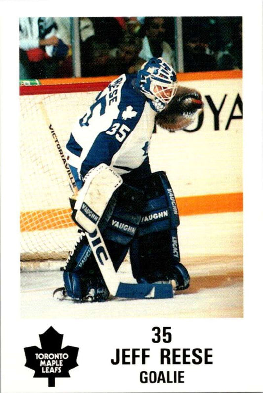 1990 Toronto Maple Leafs York Police Promo #35 Jeff Reese  V54382 Image 1