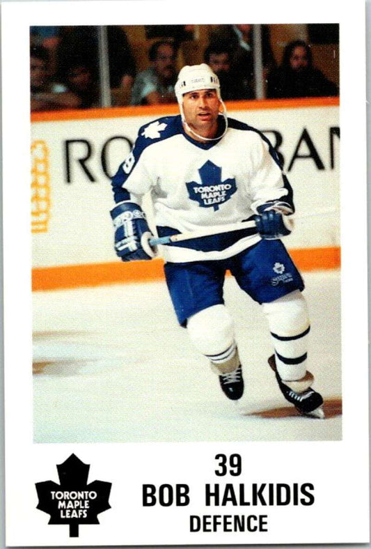 1990 Toronto Maple Leafs York Police Promo #39 Bob Halkidis  V54383 Image 1