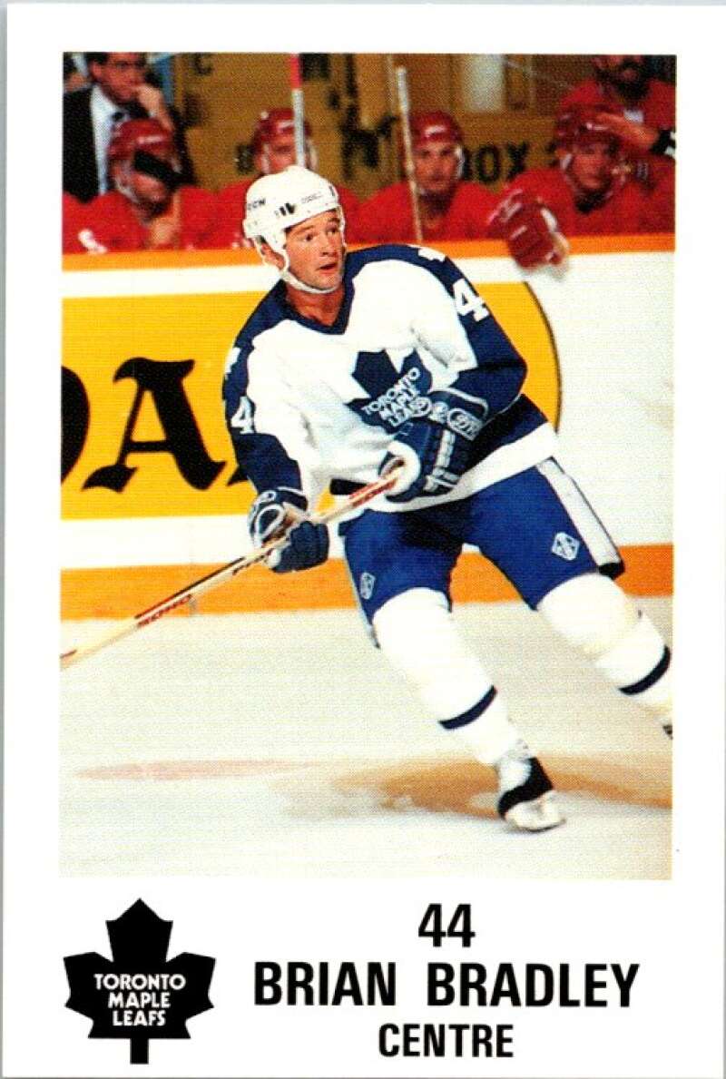 1990 Toronto Maple Leafs York Police Promo #44 Brian Bradley V54385 Image 1