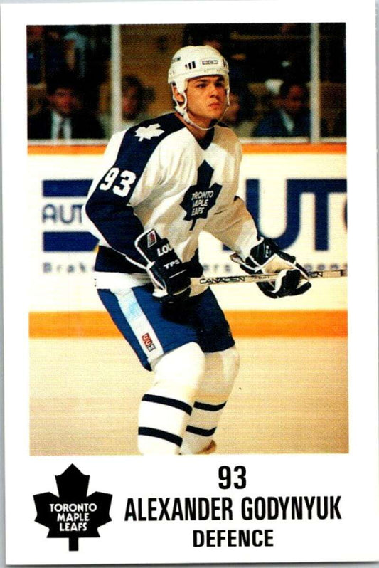 1990 Toronto Maple Leafs York Police Promo #93 Alex Godynyuk  V54387 Image 1