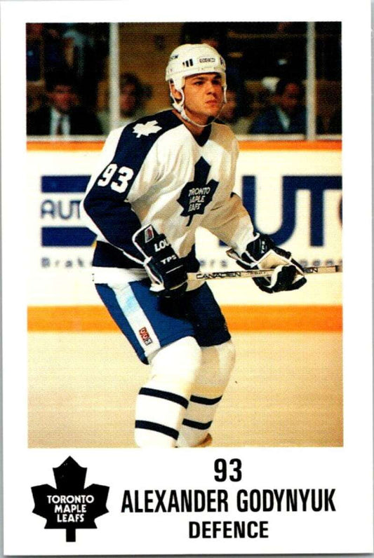 1990 Toronto Maple Leafs York Police Promo #93 Alex Godynyuk  V54388 Image 1