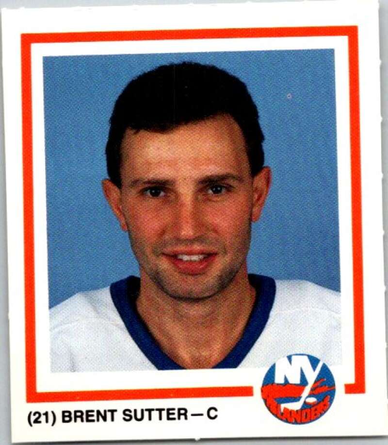 1990-91 New York Islanders Marine Midland Bank #21 Brent Sutter V54406 Image 1