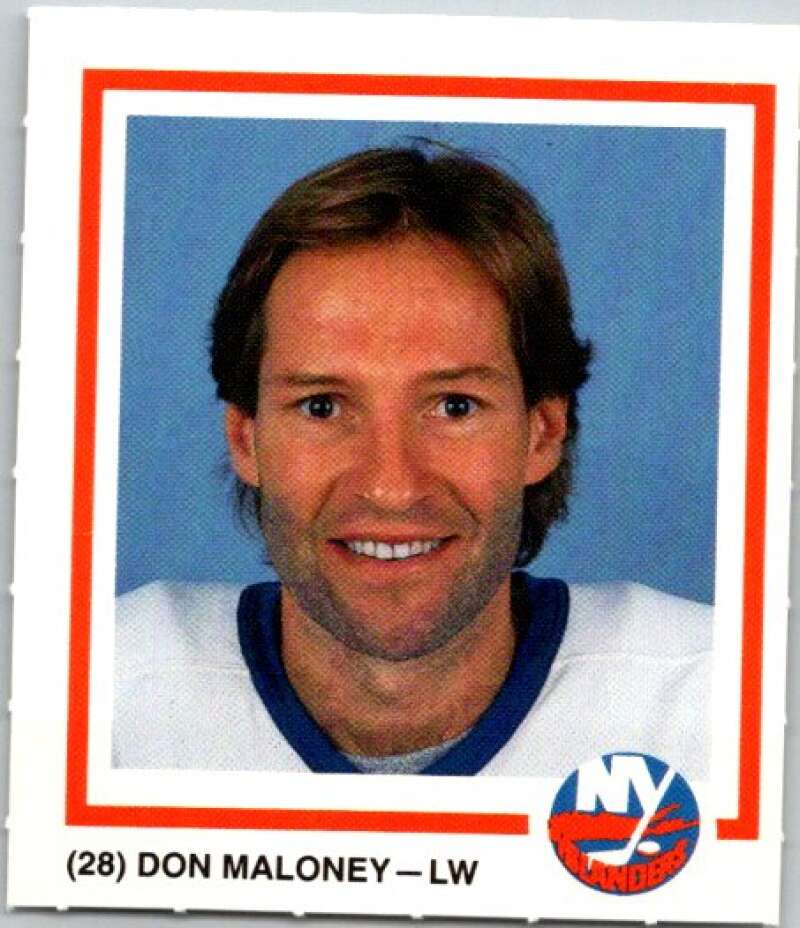 1990-91 New York Islanders Marine Midland Bank #28 Don Malony V54408 Image 1