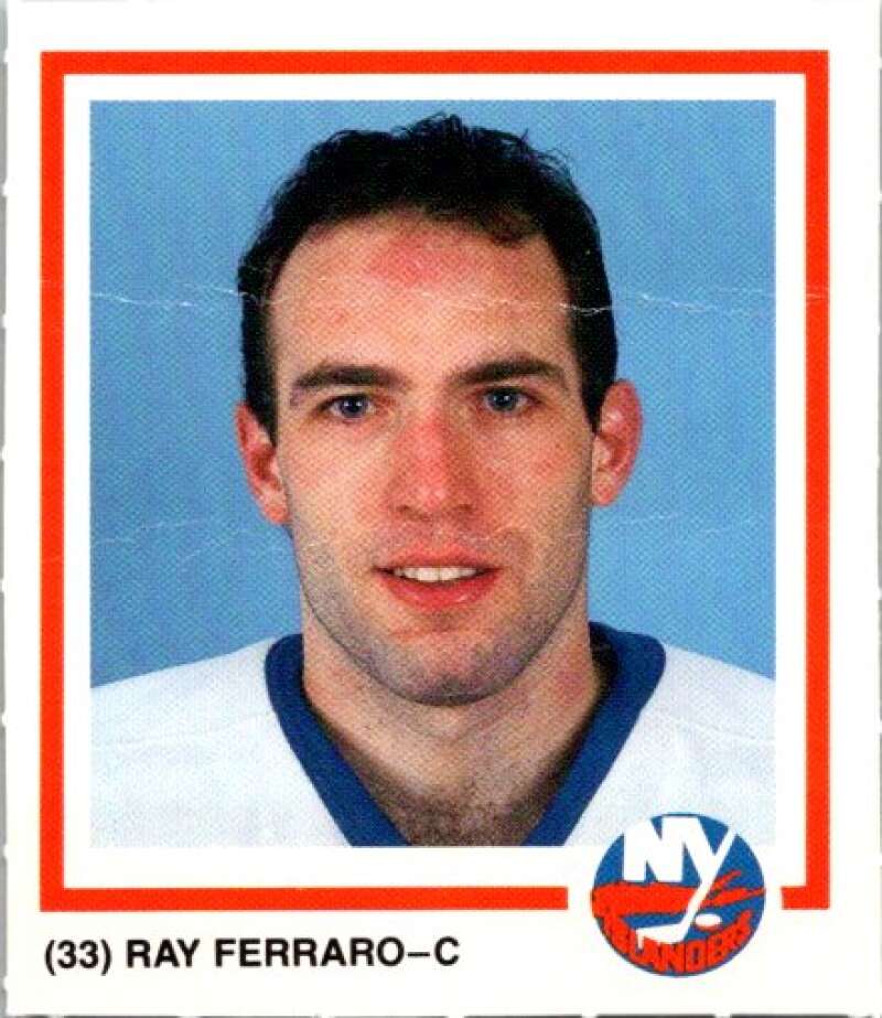 1990-91 New York Islanders Marine Midland Bank #33 Ray Ferraro V54411 Image 1