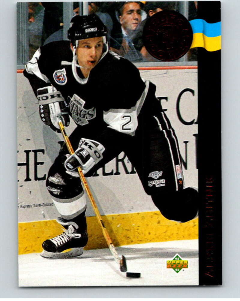1992-93 Upper Deck Euro-Rookies #ER13 Alexei Zhitnik Los Angeles Kings V54447 Image 1