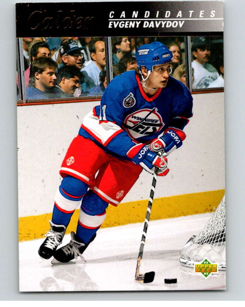 1992-93 Upper Deck Calder Candidates #CC19 Evgeny Davydov V54459 Image 1