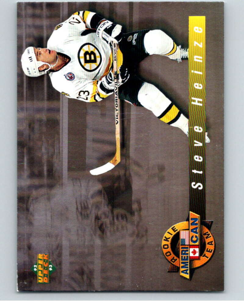 1992-93 Upper Deck American/Canadian Holograms #3 Steve Heinze V54476 Image 1