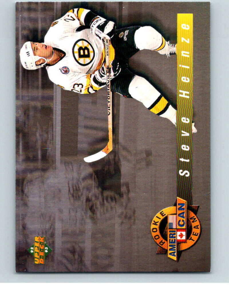 1992-93 Upper Deck American/Canadian Holograms #3 Steve Heinze V54477 Image 1