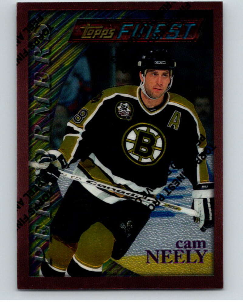 1995-96 Topps Finest #9 Cam Neely Boston Bruins V54541 Image 1