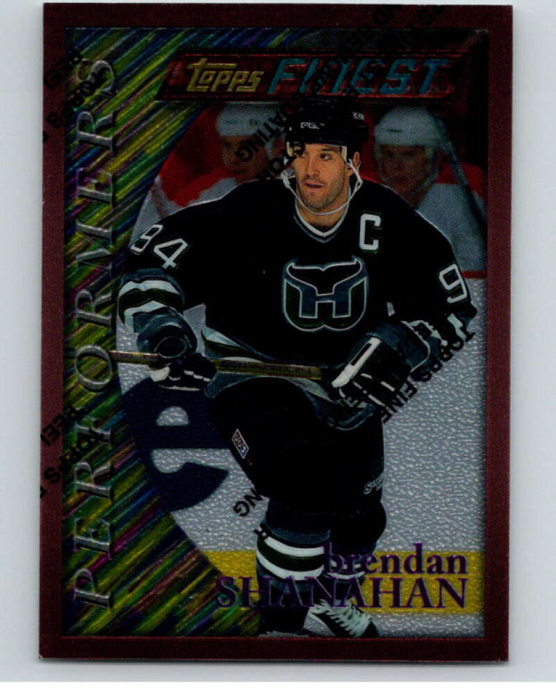 1995-96 Topps Finest #39 Brendan Shanahan Hartford Whalers V54544 Image 1
