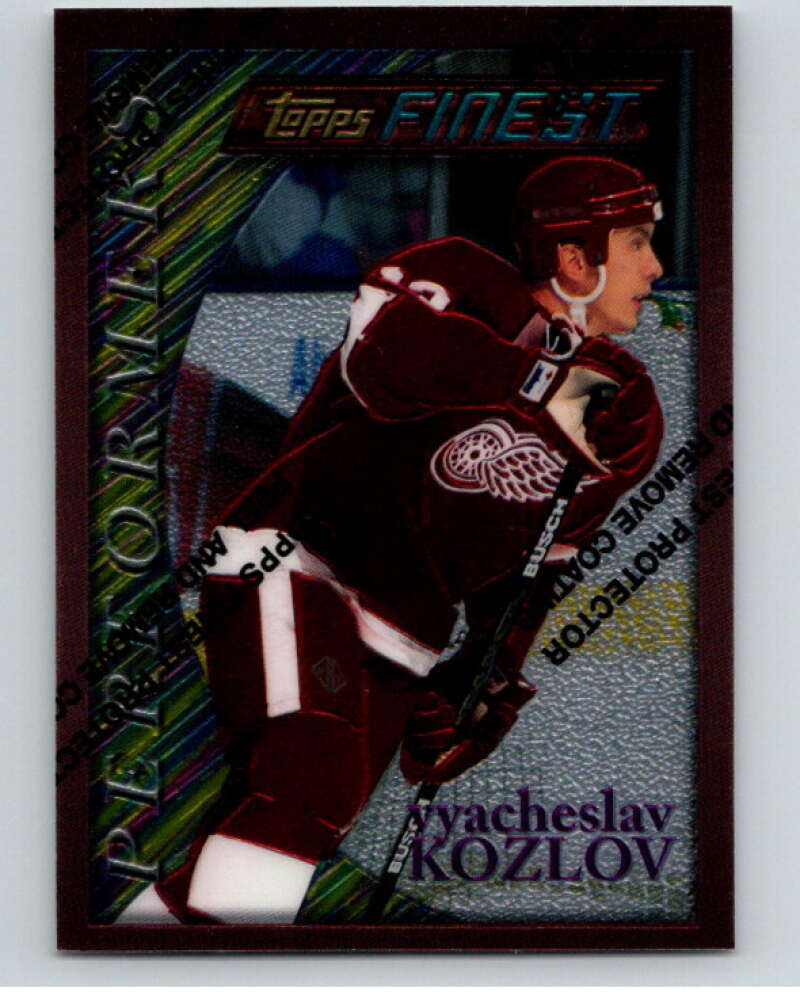 1995-96 Topps Finest #83 Vyacheslav Kozlov Detroit Red Wings V54550 Image 1