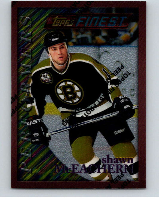 1995-96 Topps Finest #91 Shawn McEachern  Boston Bruins  V54551 Image 1